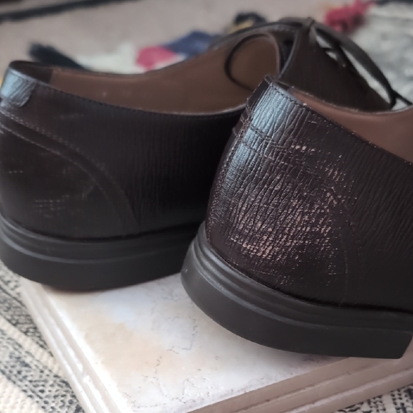 Salvatore Ferragamo Men's Brown Leather Shoes - Picture 9 of 12